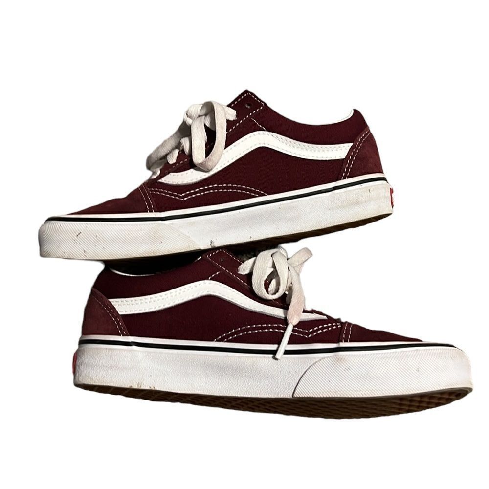 Vans Sneakers Women's Size 5.5 Maroon - Picture 8 of 11